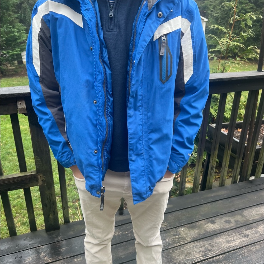The North Face 3 in 1 jacket.